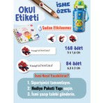 ÖRÜMCEK ADAM Etiket SUDAN ETKİLENMEZ,