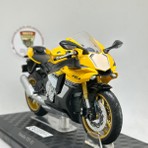 Yamaha Yzf-R1 1:12 Diecast Motosiklet Model – Lisanslı Maisto Metal Maket & Koleksiyon (Sarı)