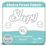 Sleepy Vücut Temizleme 10X50 Adet