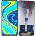 Xiaomi Uyumlu Redmi Note 9s LCD Ekran Dokunmatik Siyah Çıtasız Servis