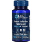 Life Extension Super Selenium Complex & Vitamin E, 200 Mcg, 100 Vegetarian Capsules