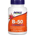 Now Foods Vitamin B-50 Mg Folate Paba Choline Inositol 100 Caps