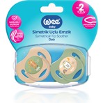 Wee Baby Duo Simetrik Uçlu Emzik 6-18 Ay No:2