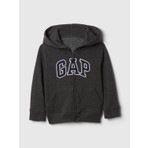 Gap Erkek Bebek Koyu Gri Relaxed Logo Zip Sweatshirt