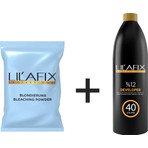 Lilafix Lil'afix 2'li Paket Oryal Mavi 500 gr - Oksidan 1000 ml 40V