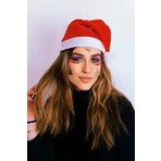 Elgala Noel Baba Yılbaşı Şapkası Kırmızı %100 Polar Yıkanabilir Parti Şapkası Özel Tasarım