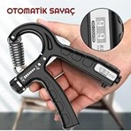 Ayarlanabilir Sayaçlı El Yayı 5-60 kg Ayarlı Bilek Kas Güçlendirme Aleti Damar Çıkarıcı Yay