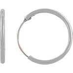 Söğütlü Silver 925 Ayar Gümüş Rodyum Kaplama Minimalist Halka Küpe – Zarif ve Dayanıklı Günlük Tasarım