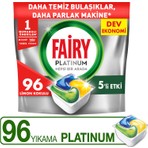 Fairy Platinum Bulaşık Makinesi Kapsülü 96 Yıkama Limon Kokulu