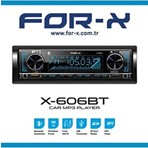 FOR-X X-606BT Oto Teyp Bluetooth, AUX ve USB Bağlantı Özellikleri ile MP3 Medya Çalar