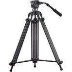 Jieyang 0606B 185CM Profesyonel Video Tripod