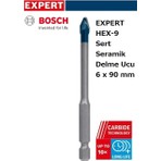 Bosch EXPERT HEX-9 Sert Seramik Delme Ucu 6 x 90 mm