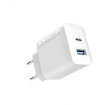 Anker 312, USB-C + USB-A 2 Bağlantı Noktalı 20W Şarj Cihazı, Beyaz - A2348