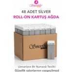 Smoothly Silver (Gümüş) Kartuş Ağda 48 Adet , Pudralı Roll-On Ağda