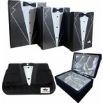 Bayguru Büyük Boy 3lü Damat Bohça Kutusu ve Damat Sandığı(Çeyiz Bohça Seti 4 Lü Set)