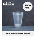 180 ml Plastik Sebil ve Otomat Bardağı 3.000 Adet
