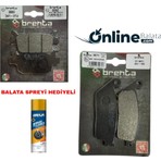 Honda Forza 250 Brenta Fren Balata Takımı Ön ve Arka OB4273