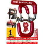 Mintikbirler Okul Çanta Askısı 1 Adet Öğrenci Sıra Masa Yaylı Askı Aparatı Organizer Düzenleyici Pratik