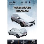 Autoen Yarım Araba Brandası Güneş Koruyucu UV Korumalı Su Geçirmez Dayanıklı Malzeme ile