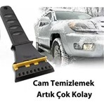 Meyzone Oto Araba Pencere Camı Buzdolabı Buzu Kar Buz Kırıcı Kazıma Kazıyıcı Ön Cam Temizleyici Buz Kazıyıcı