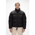 Bad Bear Amsterdam Si̇yah Puffer Kapüşonlu Erkek Mont
