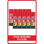 Pritt Stick Yapıştırıcı 10 Adet 22 gr Çocuklar İçin Güvenli ve Kolay Kullanım