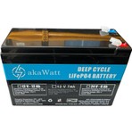 Aka Watt 12V 7AH Lityum Lifepo4 Alarm Sistemi Aküsü Tekil Ürün Uzun Ömürlü Güvenlik Çözümü