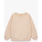 Pamuklu Uzun Kollu Bisiklet Yaka Basic Sweatshirt