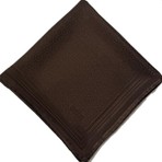 Vakko Jakar Monogram Ipek Eşarp 41363-KOYU Kahve