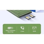 Ikos K7 İthalatçı Garantili Dual SIM Adaptörü ile Tüm Telefonlar için Sınırsız İletişim
