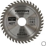 Rotor Daire Testere Bıçağı ROTOR 115*22,23 40T Ahşap kesme diski