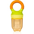Wee Baby Silikon Meyve Süzgeci Püre Emziği Ve Diş Kaşıyıcı 6+ Ay Turuncu