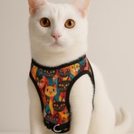 Kaçış Önleyici Kedi Gögüs Tasması