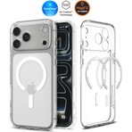 Spigen iPhone 18 Pro Max / 17 Pro Max ile Uyumlu MagSafe Kılıf Ultra Hybrid Mag Fit Clear White - ACS10035