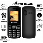 UZ Mobile - Yerli Üretim Tuşlu Asker Cep Telefonu (Uz Türkiye Garantili)