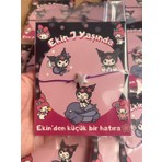 Neris Design Kuromi 10 Adet Doğum Günü Hediyelik Bileklik Renkli Tasarım Kartı ile Çocuk Parti Hediyesi
