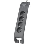 Philips  SPN3140A/62 2400 Joules 2mt 4-lü Akım Koruma Priz Gri