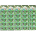 50 x AG13 LR44 1,5 V Poundmax Alkalin Düğme Pil