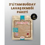 2 Paket Ekşi Mayalı Tam Buğday Lavaş Ekmeği
