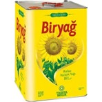 Biryağ Trakya Birlik Rafine Ayçiçek Yağı 18 L Türkiye Menşeli Doğal Özellikli Yağ