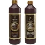 Callei Chocolate Callei 2'li Waffle Sos Avantaj Paketi Sütlü Çikolata ve Beyaz Çikolata 1000 ml Türkiye Menşeli Aromalı