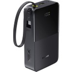 Baseus Enerfill FC51 Bipow2 Pro Dijital Göstergeli Super Hızlı Power Bank Type-C Kablolu, Usb-C 2 Çıkışlı 20000MAH 22.5W Siyah