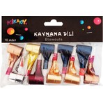 Metalik Kaynana Dili 10LU Karışık Renkli