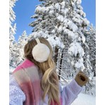 Wearflawless Peluş Katlanabilir Kulaklık , Soğuktan Koruyucu Peluş Kışlık Kulaklık, Kışlık Hediye