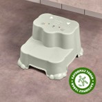 Çocuklar için Kaydırmaz, Çift Basamaklı Tabure - Banyo ve Lavabo Katlı Yükseltici - Yeşil