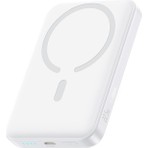 Baseus Enerfill FM11 Ultra-Mini Magnetic Super Hızlı Power Bank Type-C Çıkışlı 10000MAH 22.5W Beyaz (Içinde Type-C Den Type C Ye Şarj Kablosu Mevcut)