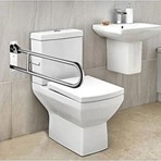 Vegaline Wc Kağıtlıklı Hareketli Mafsallı Engelli Tutunma Barı Q32 Çapında Paslanmaz