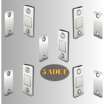 ALMITAL Magnifix  5 ADET SLIM güçlü mıknatıslı kapak tutucu (kapı, çekmece tutucu, çıt çıt)