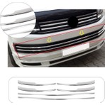 Volkswagen Transporter T6 Uyumlu Krom Ön Tampon Çıtası 6 Parça Paslanmaz Çelik