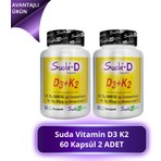 Suda Vitamin D3 K2 60 Kapsül 2 Adet